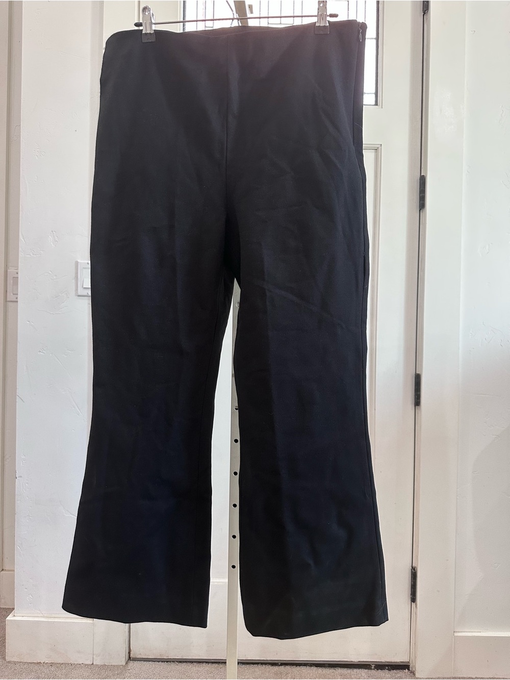 Zara Classic Black Wide-Leg Pants